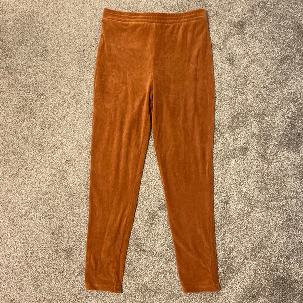 Forever 21 velvet leggings